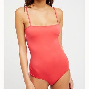 Free people square neck body suit